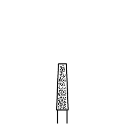 Classique™ Diamond Bur FG, Coarse, Taper Flat End, #848, 1.8 mm Diameter, 5/Pkg, 702-8P thumbnail 3