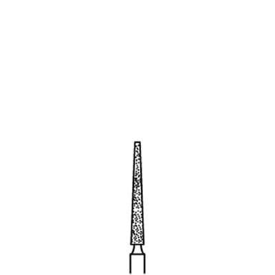 Classique™ Diamond Bur FG, Coarse, Taper Flat End, #848, 1.4 mm Diameter, 5/Pkg, 699-11P thumbnail 3