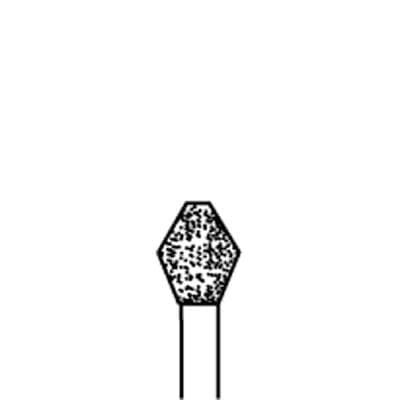 Classique™ Diamond Bur FG #103SP, Coarse Grit, Barrel Round End, 3.3 mm Diameter, 5/Pkg thumbnail 3