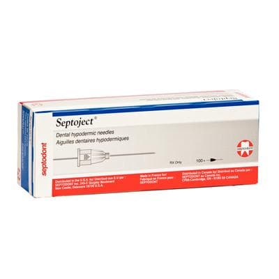 Septoject Dental Hypodermic Needles, Plastic Hub, 30 Gauge, Short, Blue, 25mm, 100/Box, 01-N1301 thumbnail 19