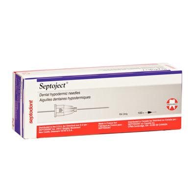 Septoject Dental Hypodermic Needles, Plastic Hub, Gauge 30, Extra Short (10mm), Purple, 100/Box, 01-N1300 thumbnail 20