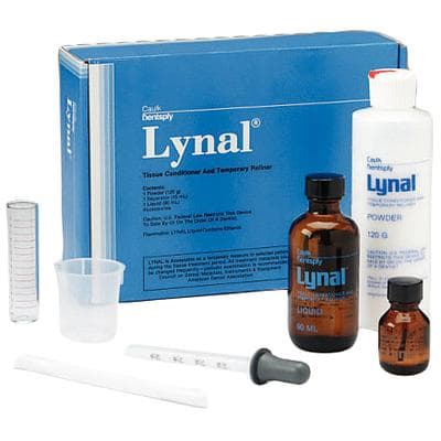 Lynal Tissue Conditioner & Temporary Reliner, Standard Package (120 g Powder, 90 ml Liquid, 15 ml Separator), 653006 thumbnail 15
