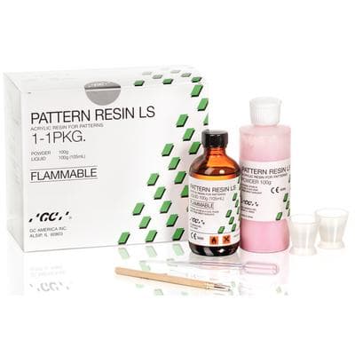 GC America Pattern Resin LS Self-Curing Acrylic Die Material, 1:1 Package (100 g Powder, 105 mL Liquid, Accessories), 335201 thumbnail 18