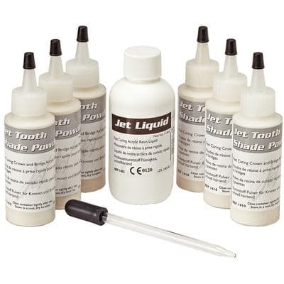 Jet Tooth Shade Self-Curing Acrylic Resin, 6/1 Kit, 1493 thumbnail 15