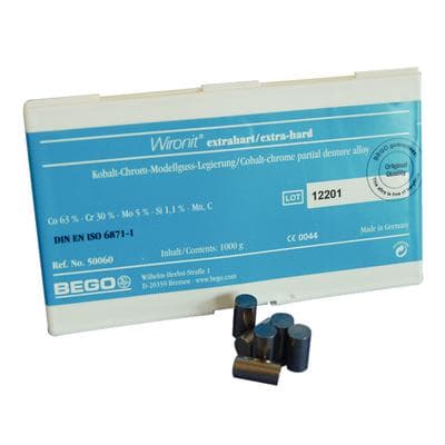 Wironit Extrahart Co-Based Alloy for Combination Work, 1000g, Biocompatible thumbnail 3