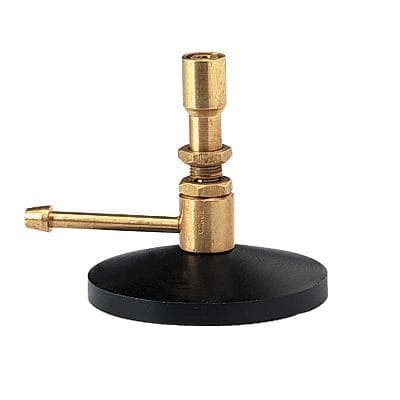 Buffalo Dental No. 6N Bunsen Burner, Natural Gas Only, Solid Brass with Black Base thumbnail 4