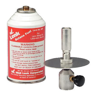 Wall Lenk Model 65 Butane Laboratory Burner with Fuel, 1 Burner Head & 1 Butane Fuel Refill thumbnail 20