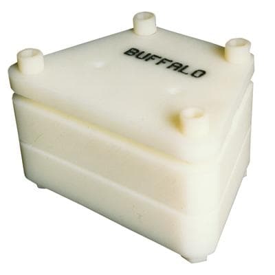 Buffalo Dental Molloplast-B Microwaveable Flask, 4-Bolt Closure, 3-Piece Design, 5.5" x 4" x 3.5" thumbnail 4