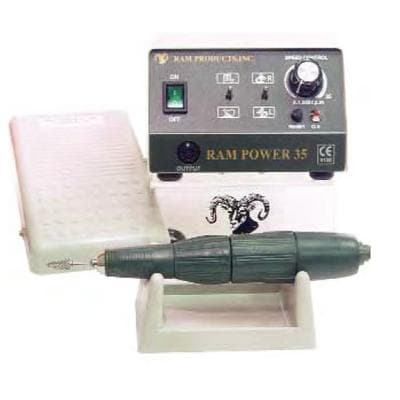 Ram Power 35/45 Control Box with Tech2000 HP Handpiece and Variable Pedal (Set B), 35,000 RPM, 32V DC thumbnail 14