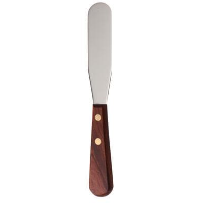 Patterson® Plaster Spatula No. 10R, Extra Stiff, Stainless Steel Blade, Rosewood Handle, 4" Blade, 1/Pkg - Patterson® Plaster Spatula with Stainless Steel Blade - No. 10R, Extra Stiff - Image 1