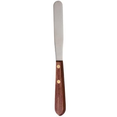 Patterson® Plaster Spatula No. 2R, Flexible, Stainless Steel Blade, Rosewood Handle, 4" Blade, 1/Pkg - Patterson® Plaster Spatula with Stainless Steel Blade - No. 2R, Flexible - Image 1
