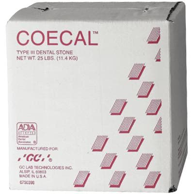Coecal Type III Laboratory Stone, White, 25 lb, 310225 thumbnail 8