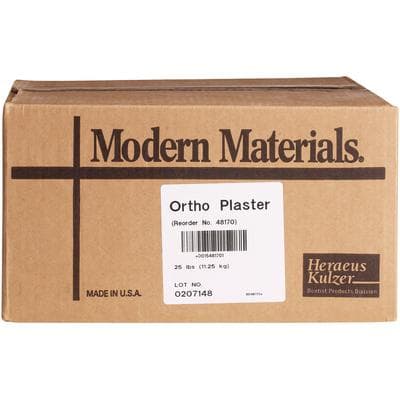 Kulzer Modern Materials Snow White Orthodontic Plaster, Type II, 25 lb Carton, 50048170 thumbnail 11
