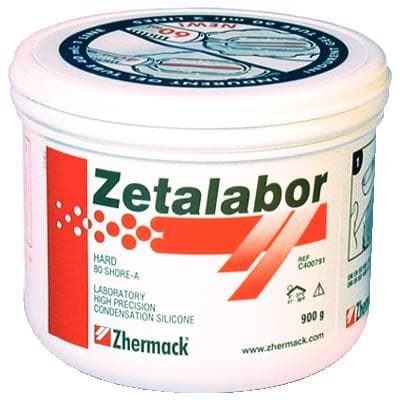Zhermack Platinum 85 Zetalabor Laboratory A-Silicone Putty, 1 kg Tub (Base and Catalyst) thumbnail 4