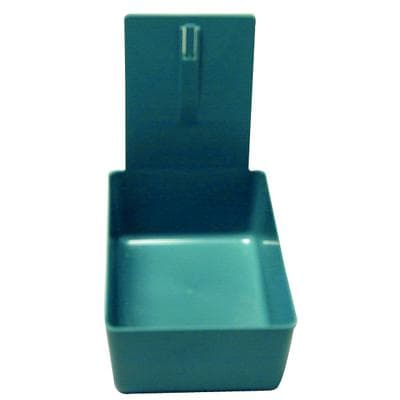 Plasdent Plastic Lab Pan with Plastic Center Clip, Teal, 7-3/8" x 4-5/8" x 2-3/8", 1/Pk, 205LP-14 thumbnail 4
