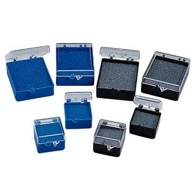 All Clear Rigid C&B Boxes, 1" x 1" x 3/4", Clear, Box of 1000 thumbnail 4