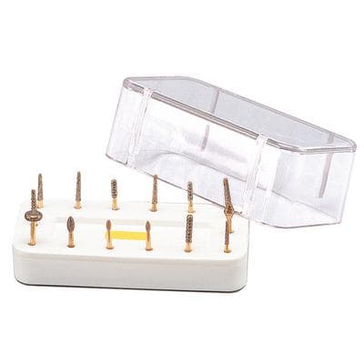 Zirc 14-Hole Magnetic Bur Block, White, 50Z403A thumbnail 13