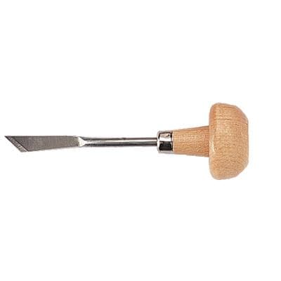 Dixon Vul-Crylic Chisel, Single End, Design 14, 6" Overall Length, Hardwood Handle - Vul-Crylic Chisels, Single End - 14, 6" - Image 1