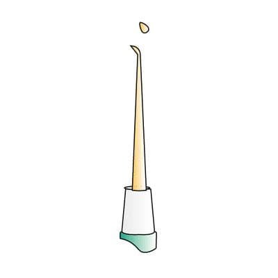 Kerr Titanium Nitride Wax Carver, Double End - Small Cleoid thumbnail 2