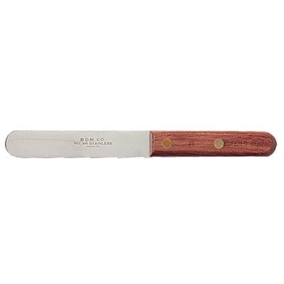 Buffalo Dental #4R Plaster Spatula, 4-1/2" Rigid Stainless Steel Blade, Rosewood Handle, 1/Pk, 79360 thumbnail 7