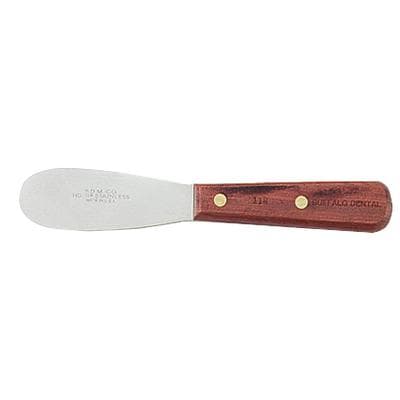 Buffalo Dental #11R Stainless Steel Flexible Blade Spatula, 3-1/2", Rosewood Handle, 1/Pk, 79420 thumbnail 9
