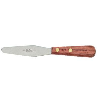 Buffalo Dental Plaster Spatula #14R, 4.25" Rigid Blade, Stainless Steel, Rosewood Handle, 79440 thumbnail 10