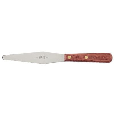 Buffalo Dental Spatula #15R Tapered Rigid, 6" Blade, Rosewood Handle, Single End, 79450 thumbnail 6