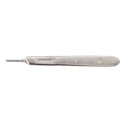 Bard-Parker Surgical Blade Handle #3, Metal, for Blades 10-15, 1/Each, 371030 thumbnail 6