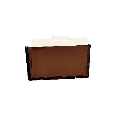 Deflecto Single Pocket Wall Holder, Smoke, 12-1/2" W x 6" H x 3-1/2" D - Deflecto Single Pocket Holder, 12-1/2" W x 6" H x 3-1/2" D - Holder - Image 1