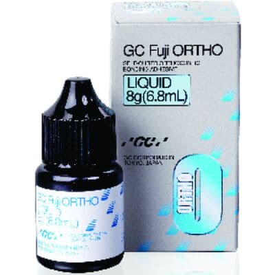 GC Fuji ORTHO Self-Cure Resin Reinforced Glass Ionomer Orthodontic Cement, Liquid Refill, 6.8 mL (8 g), 000210 thumbnail 20
