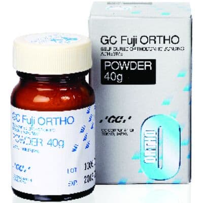 GC Fuji ORTHO Self-Cure Resin Reinforced Glass Ionomer Orthodontic Cement Powder Refill, 40 g, #000209 thumbnail 23