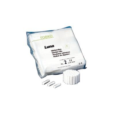 Roeko Luna Dental Cotton Rolls, Size #1 (1 1/2" x 5/16"), Non-Sterile, White, 1000/Bag, 104001 thumbnail 9