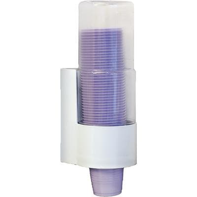 Crosstex Plastic Cup Dispenser, White Base with Clear Top, Holds 50 Cups, 1/Pk, PCC thumbnail 11