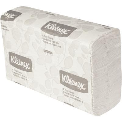 Kleenex® C-Fold Paper Towels, White, 10.125" x 13.15", 150 Sheets/Pkg, 16 Pkg/Case - Kleenex® C-Fold Paper Towels – White, 10.125" x 13.15", 150 Sheets/Pkg, 16 Pkg/Case - Kleenex® C-Fold Paper Towels – White, 10.125" x 13.15", 150 Sheets/Pkg, 16 Pkg/Case - Image 1