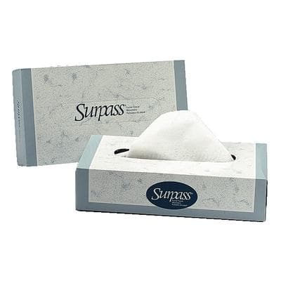 Surpass® Facial Tissue, 2 Ply, 8.0" x 8.3", White, 100 Sheets/Box thumbnail 2