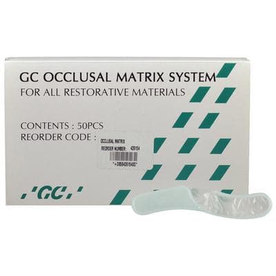 GC Occlusal Matrix System, 50 Matrices (25 Left + 25 Right), for Light-Cured and Self-Cured Restorative Materials thumbnail 6