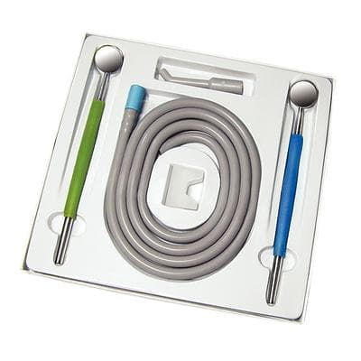 Hager Worldwide Mirror Suction Mini Kit, Stainless Steel, Autoclavable, #4 Single-Sided Mirror, 2 Handles, 1 Hose, 11 mm Adapter, Cleaning Brush, 254068 thumbnail 8