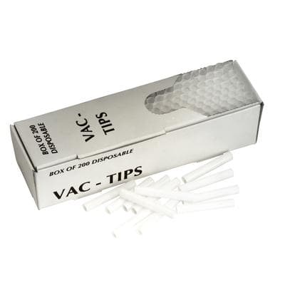 Temrex Vac-Tips Disposable HVE Tips, 2" (50.8 mm) Length x 8 mm Diameter, White, 200/Box thumbnail 2