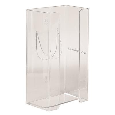 Bowman Glove Box Dispenser, Single, Clear PETG, Wall Mountable, 5-1/2"W x 10"H x 3-3/4"D thumbnail 4