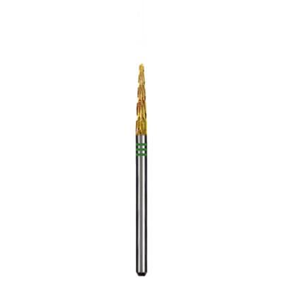 Dedeco Euro Goldies Carbide Bur, Coarse Straight Blade Crosscut, HP, #G261GSQ/023, 2.3 mm Diameter thumbnail 3