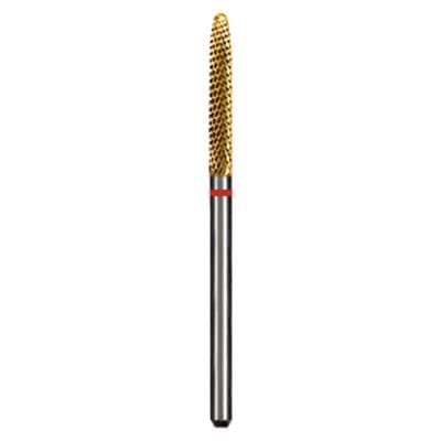 Dedeco Euro Carbide Goldies® Crosscut Bur, Fine Crosscut, HP (2.35 mm Shank), #G295EF, 2.3 mm Head Diameter, 1/Pkg thumbnail 3
