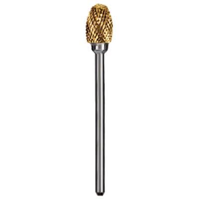 Dedeco Goldies Carbide Bur 52-C/XF, Fine Cut, Titanium Nitride Coated, HP, 1/Pk thumbnail 5