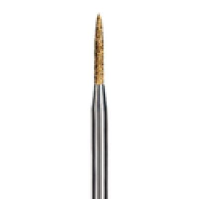 Dedeco Goldies® Diamond Point Bur, Fine Grit, #563/014, HP (2.35 mm Shank), 1/Pkg thumbnail 2