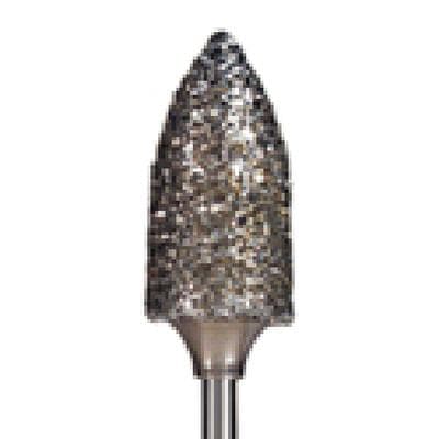 Dedeco #78/1090 Coarse Goldies Uncoated Diamond Point Bur, HP (2.35 mm Shank), 1/Pkg thumbnail 2