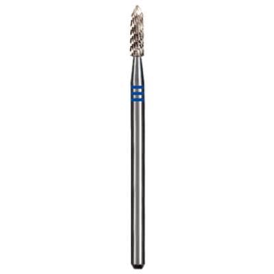 Euro Carbide Bur, Fine Straight Blade Crosscut, HP 2.35 mm Shank, 2.3 mm Head Diameter, Blue Ring, #D139FST-023, 1/Pkg thumbnail 3