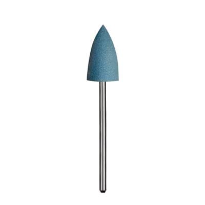 Dedeco Silicone Jumbos Acrylic Polisher, Shape D, Light Blue, Medium Grit, HP 3/32" Shank, 5/Box thumbnail 7