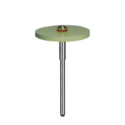 Dedeco Hi-Glaze Diamond-Filled Silicone Porcelain Polisher, Coarse, Green, 1" Wheel, 3/32" (2.35mm) HP Shank, 1/Each thumbnail 9