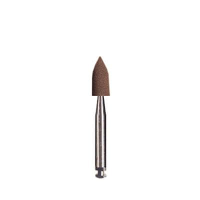 Dedeco Classic Midgets Mini Brown Rubber Polisher, Right Angle (RA) 3/32" (2.35mm) Shank, 12/Box thumbnail 6