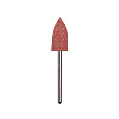 Dedeco #15 Red Midget Classic Rubber Polisher, Fine Grit, Friction Grip (FG) 1.6mm Shank, Flame Shape, Box of 12 thumbnail 3