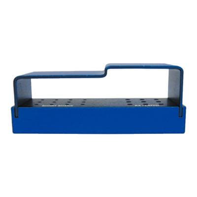 Axis Dental Bur Block, 21-Hole, 12 FGSS/9 RA, Blue Anodized Aluminum, Autoclavable, AB120-1U thumbnail 10